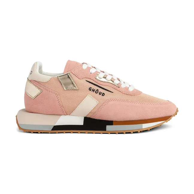 Rush Mesh Mirror Sneakers | Pink