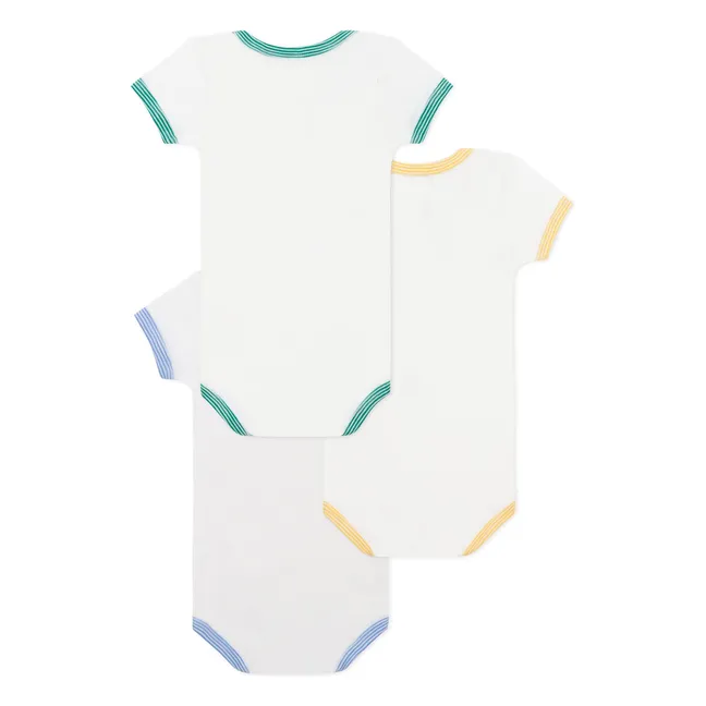 3er-Pack Bodies Tiere Bio-Baumwolle | Seidenfarben