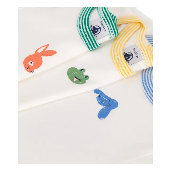 3er-Pack Bodies Tiere Bio-Baumwolle | Seidenfarben- Produktbild Nr. 2