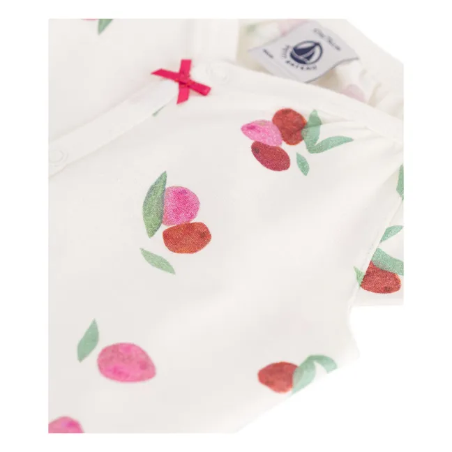 Pelele de algodón ecológico Benni | Crema