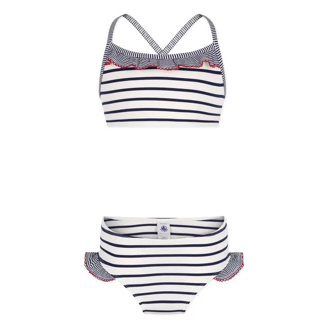 Maillot de Bain 2 Pièces Blight Fibres Recyclées | Bleu marine