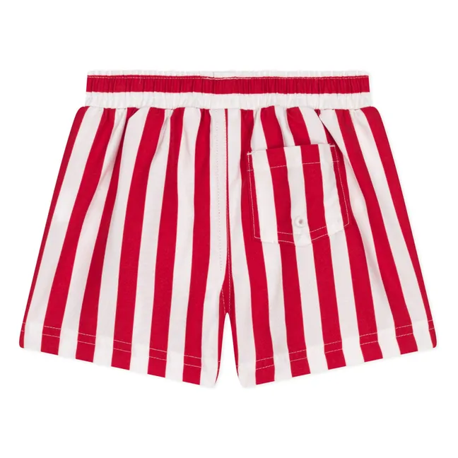 Pantaloncini da bagno in fibra riciclata | Rosso