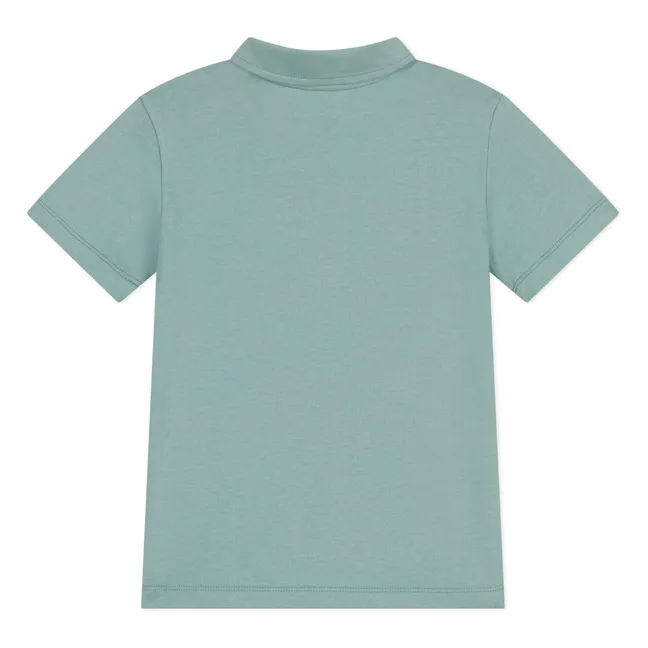 Polo-Shirt Brasier Bio-Baumwolle | Salbei