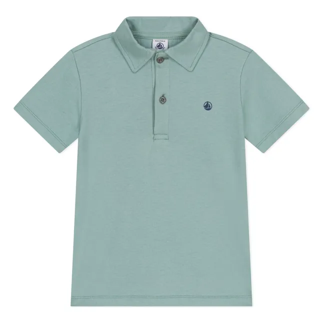 Polo-Shirt Brasier Bio-Baumwolle | Salbei