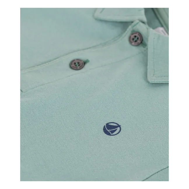 Polo-Shirt Brasier Bio-Baumwolle | Salbei