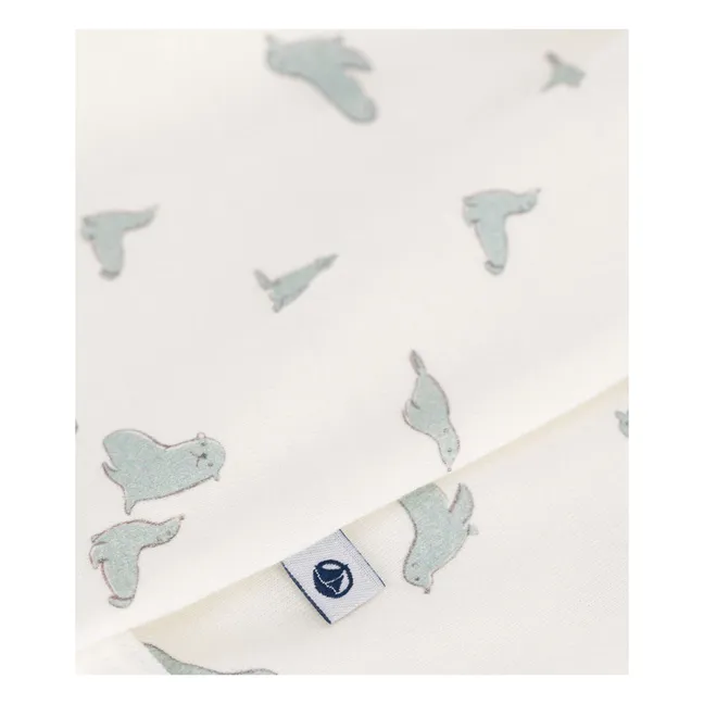 Barinou Organic Cotton Pyjamas with Feet | Ecru