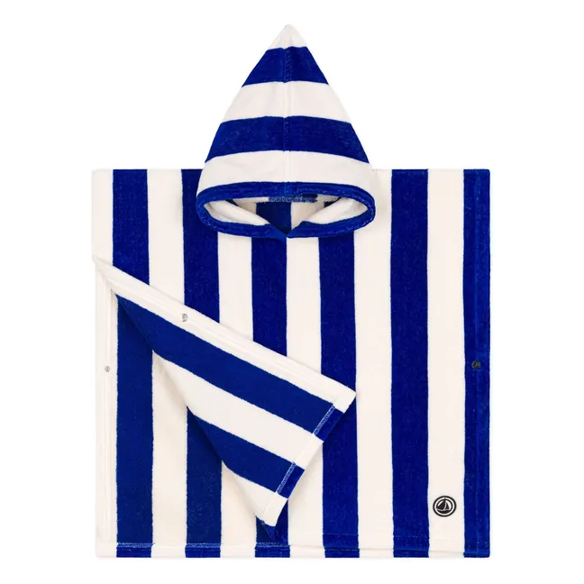 Capa de baño de rayas | Azul