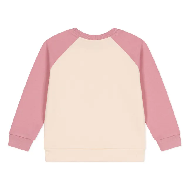 Sudadera de algodón ecológico | Rosa