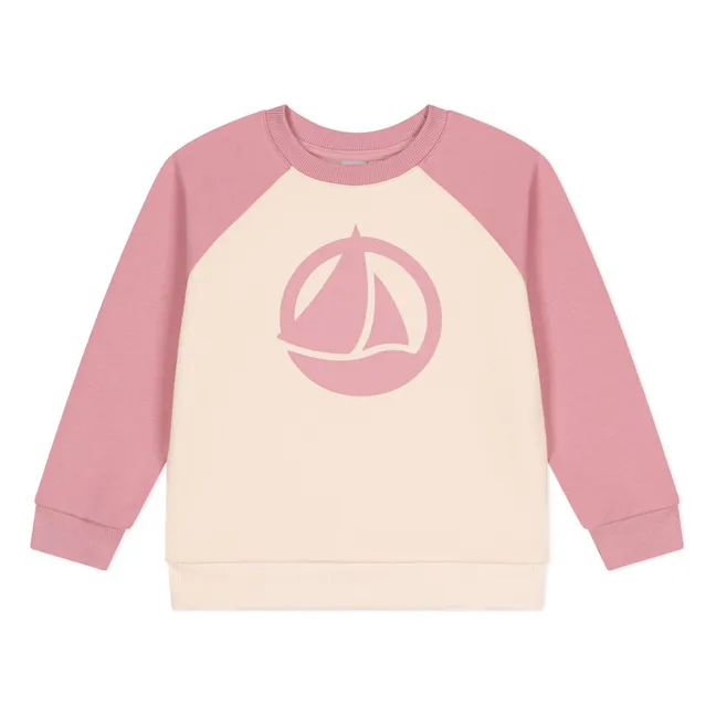 Sudadera de algodón ecológico | Rosa