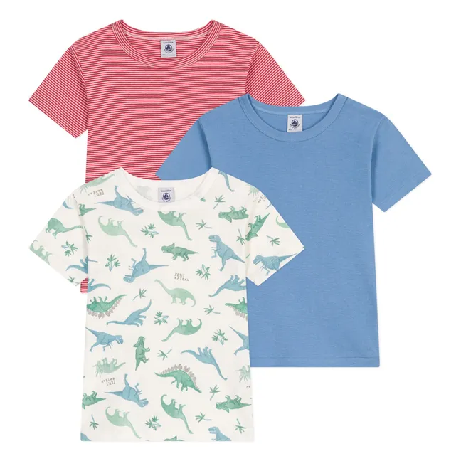Lote de 3 camisetas de algodón ecológico Nido | Verde