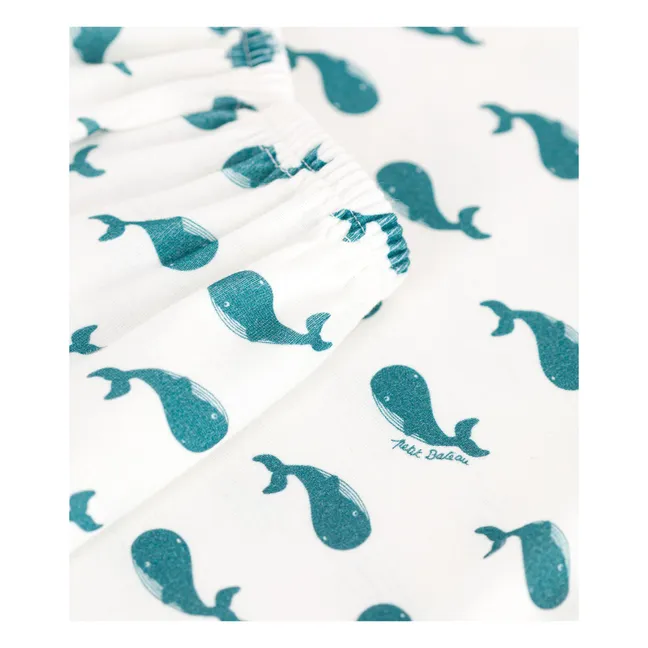 Pyjashort Brance Coton Bio | Ecru