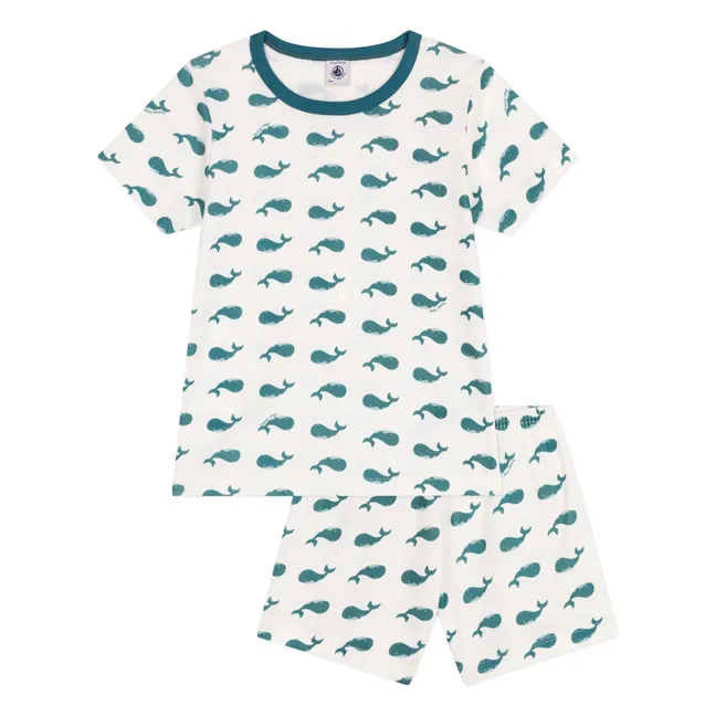Pyjashort Brance Coton Bio | Ecru