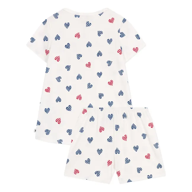 Pyjashort Barlotte Organic Cotton | White
