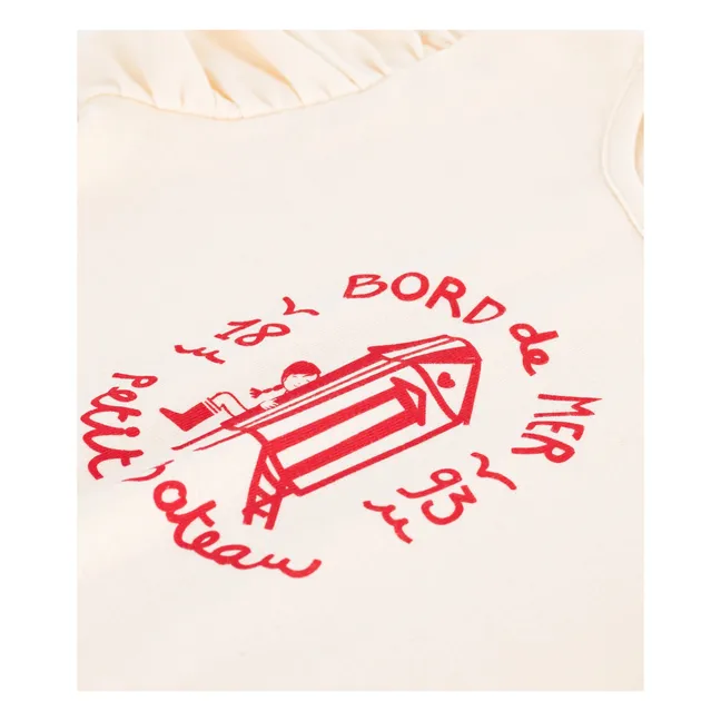 T-Shirt Breeze Coton Bio | Crème