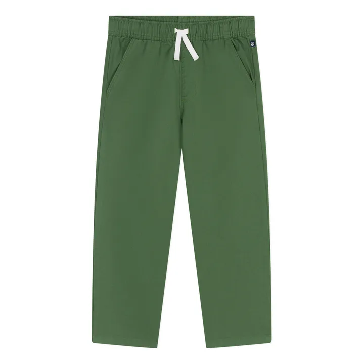 Baska organic cotton pants | Green- Product image n°0