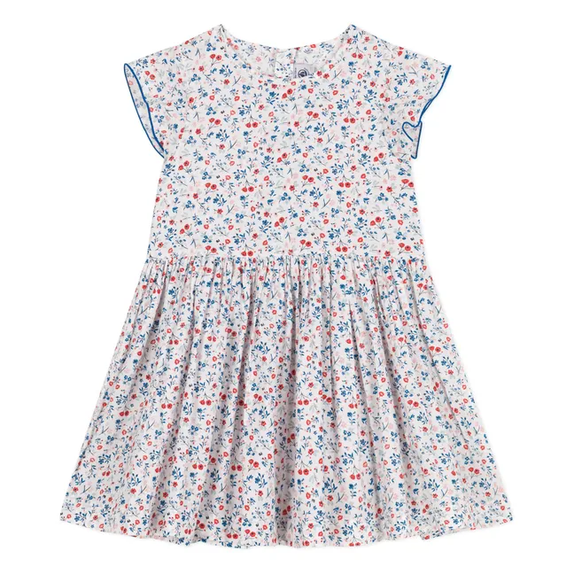 Kleid Bolivia Popeline Bio-Baumwolle | Weiß