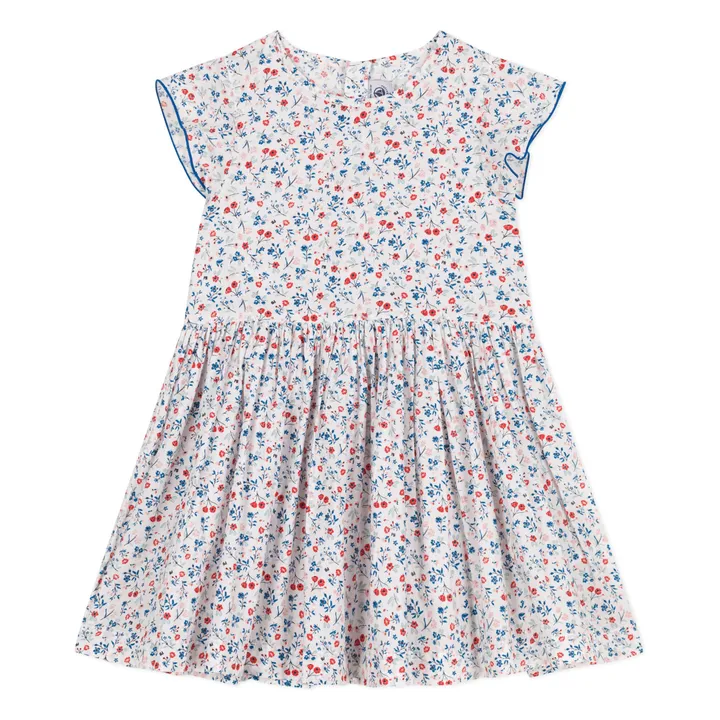 Bolivia Organic Cotton Poplin Dress | White- Product image n°0