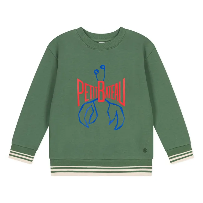 Sudadera Bobito de algodón orgánico | Verde
