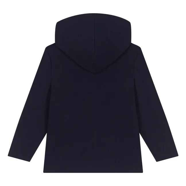 Felpa in cotone biologico Billo | Blu marino