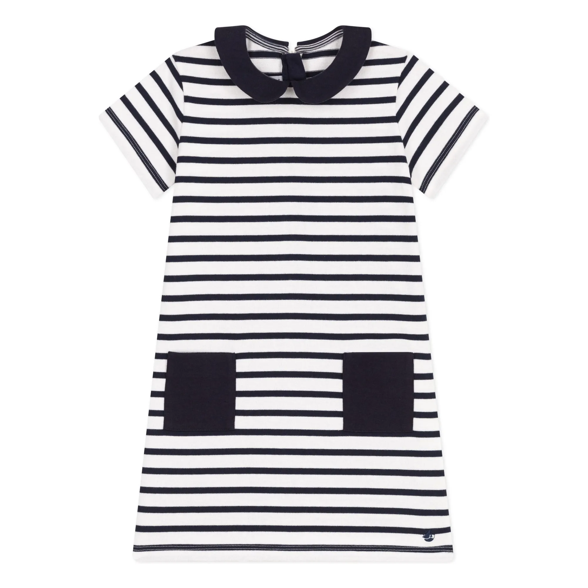 Robe Birthday Coton Bio | Bleu marine- Image produit n°0