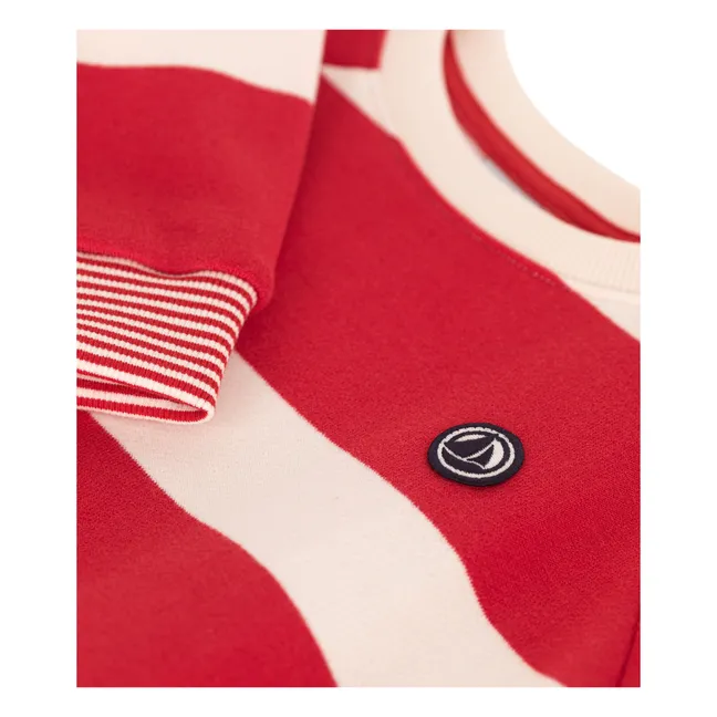 Felpa in cotone biologico Bilini | Rosso