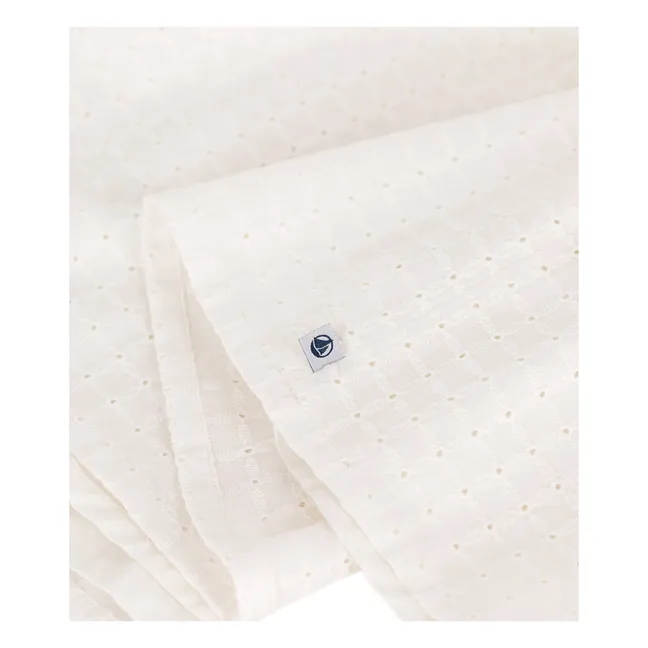 Dress Brendice Broderie Anglaise Organic cotton | White