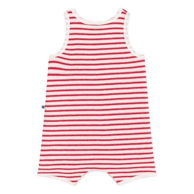 Pelele de algodón ecológico Bouri | Rojo