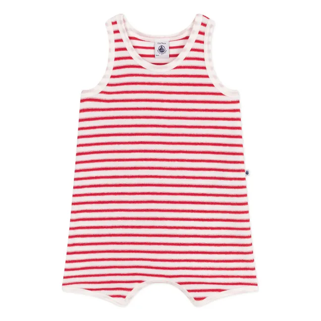 Pelele de algodón ecológico Bouri | Rojo