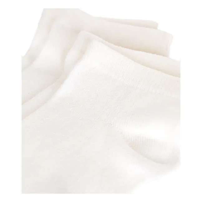 Lot de 2 Paires de Chaussettes Basses | Blanc
