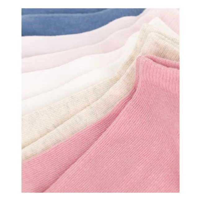 Set of 5 Point Jersey Socks | White