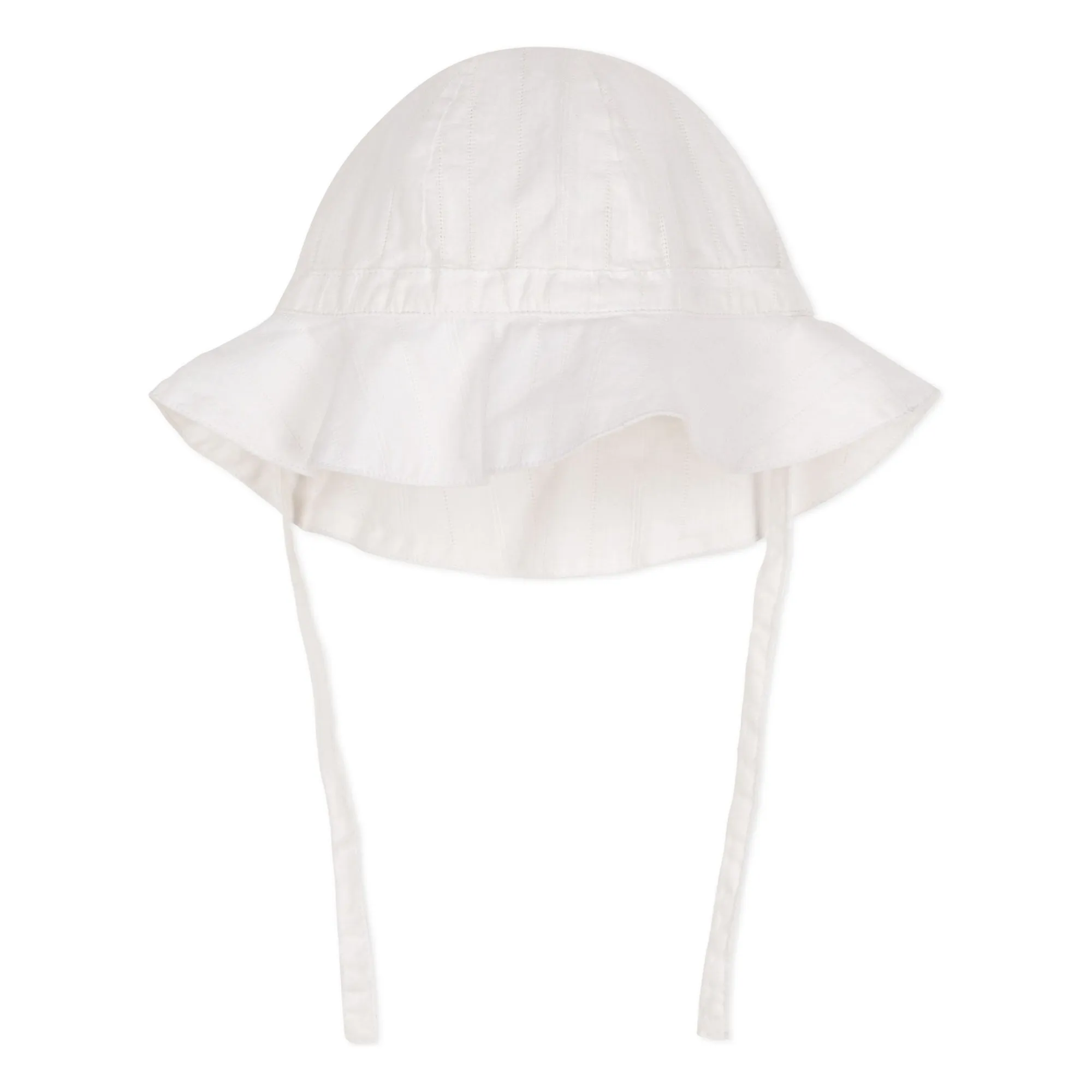 Petit Bateau Women's White Organic Cotton Poplin Hat