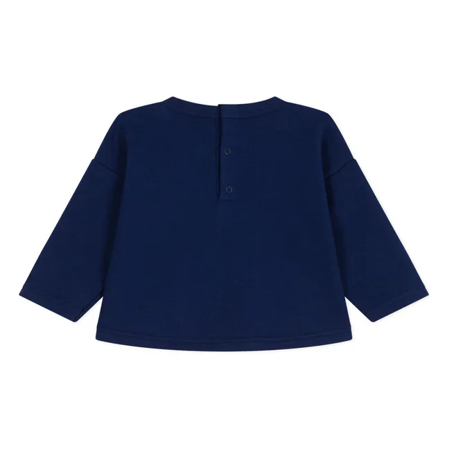 Bavarto organic cotton sweatshirt | Navy blue
