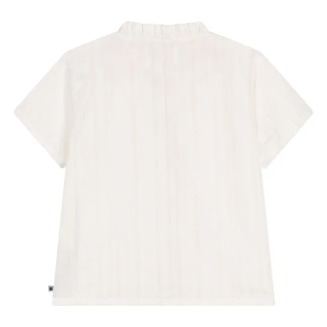 Blouse Bichou Popeline Coton Bio | Blanc