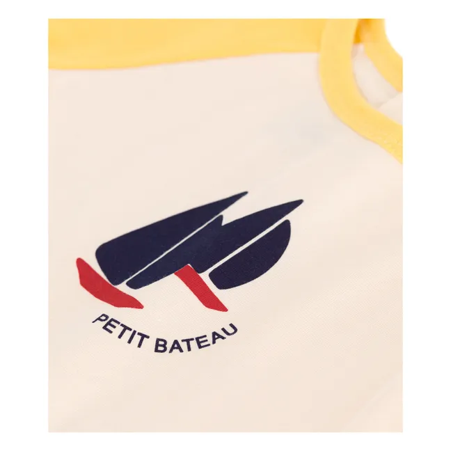 Organic Cotton Bar T-Shirt | Yellow