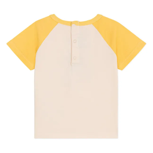 Organic Cotton Bar T-Shirt | Yellow