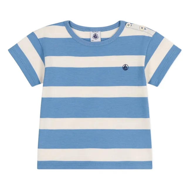 T-Shirt Barcus Coton Bio | Bleu