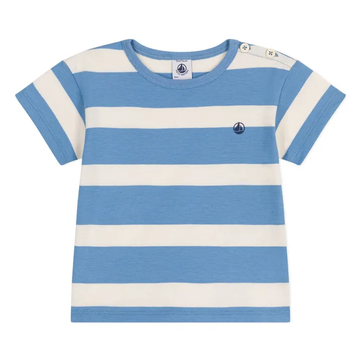 T-Shirt Barcus Coton Bio | Bleu- Image produit n°0
