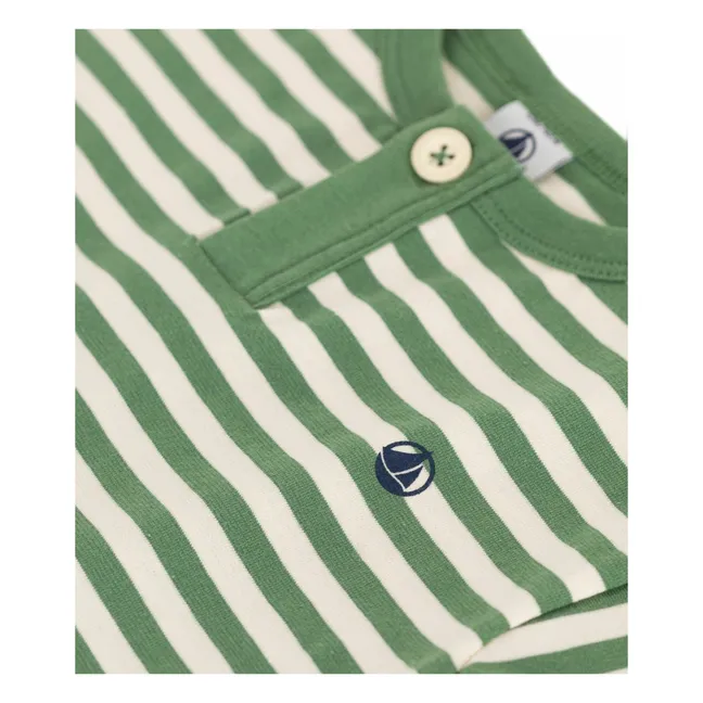 Camiseta de algodón ecológico Bardi | Verde