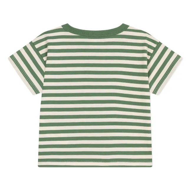 Camiseta de algodón ecológico Bardi | Verde
