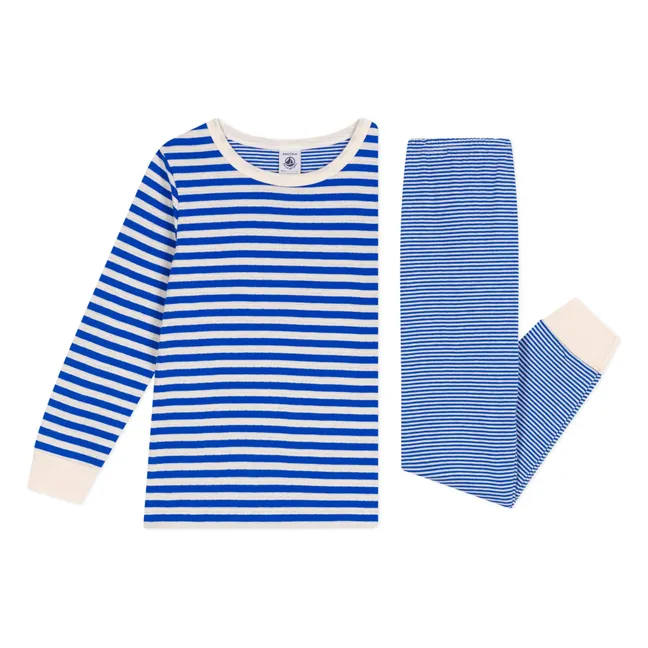 Pyjama Brian Coton Bio | Bleu
