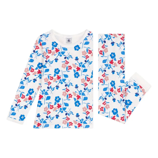 Pijama de algodón ecológico Bresilou | Blanco
