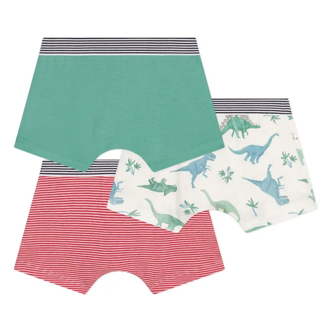 Lot 3 Boxers Nido Coton Bio | Sauge