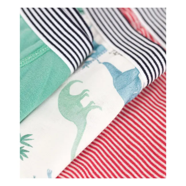 Lot 3 Boxers Nido Coton Bio | Sauge