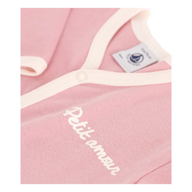 Pijama Berny Feet Algodón orgánico | Rosa