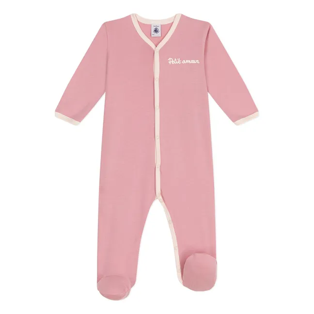 Pijama Berny Feet Algodón orgánico | Rosa