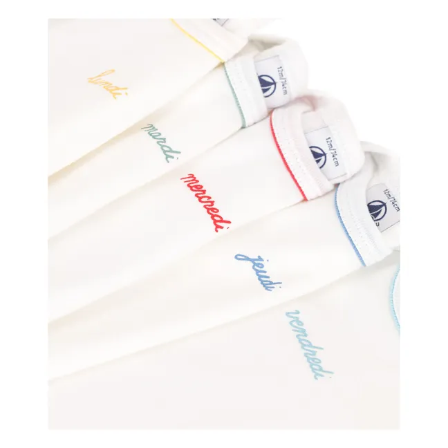 Batch 5 Bodies Semainier Organic Cotton | Ecru