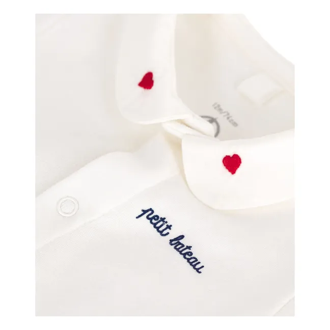 Body in cotone organico Banko | Bianco