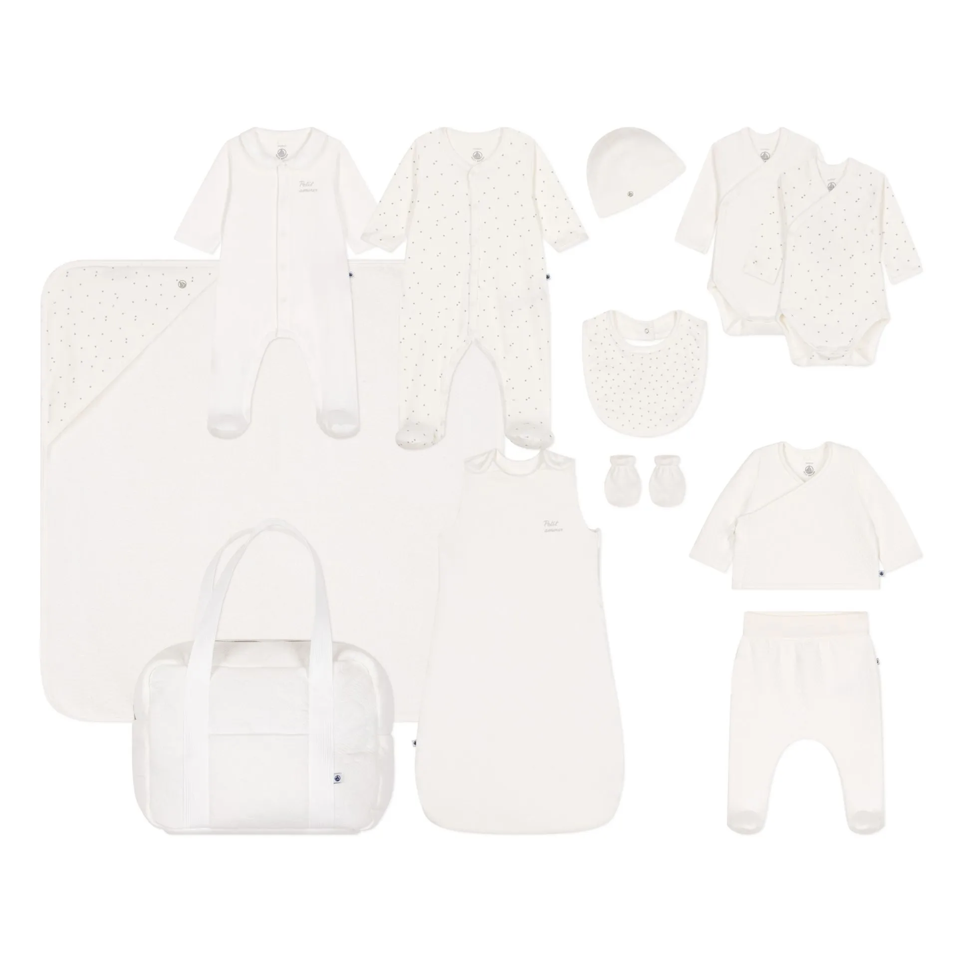 Petit Bateau - Valise de Maternité Cœurs Coton Bio (Petit Bateau) - Couverture