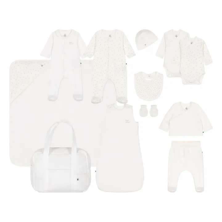 Petit Bateau - Petit Bateau - Valise de Maternité Cœurs Coton Bio