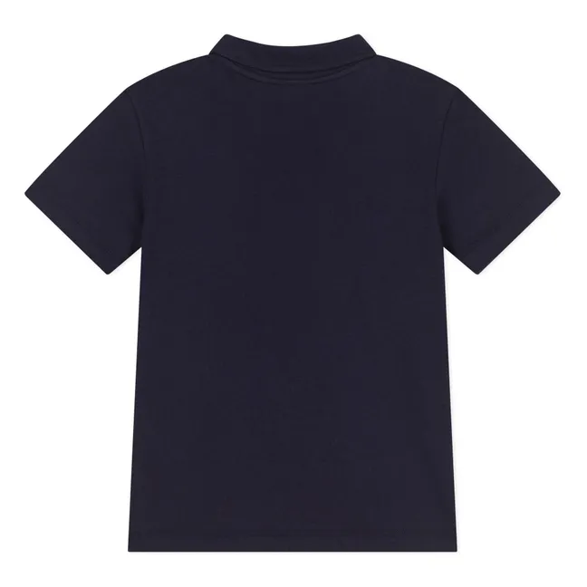 Polo Brasier de algodón orgánico | Azul Marino